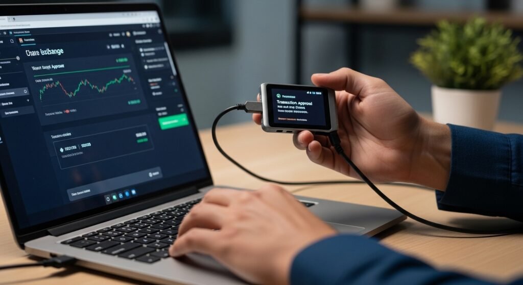 hardware wallet protecting crypto from phishing by artisan anthology.