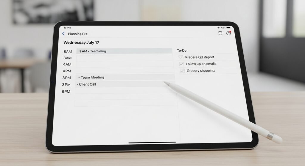 how to stay consistent with a digital planner daily routine by artisan anthology.
