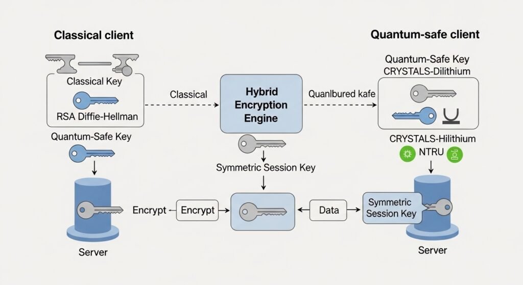 hybrid cryptography in digital banking pqc by artisan athology. 