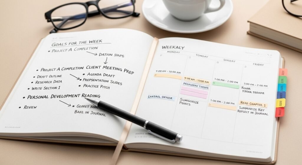 manifestation aligned action planning by artisan anthology.