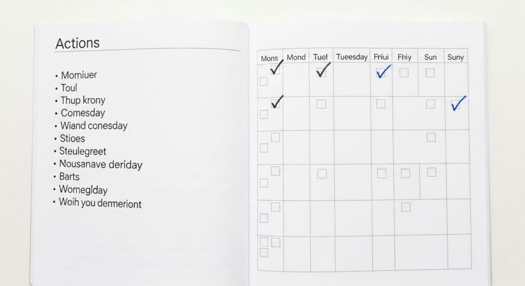 money manifestation habit tracker printable by artisan anthology.