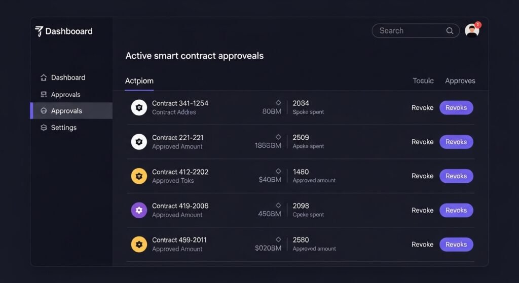 revoke token approvals crypto wallet security by artisan anthology.