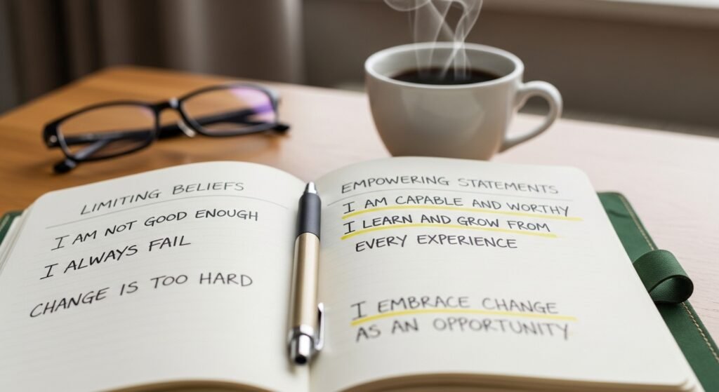 rewriting limiting beliefs manifestation journaling by artisan anthology.