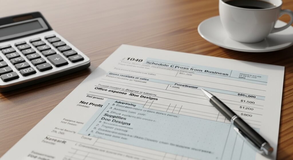 schedule c tax filing for creators and freelancers by artisan anthology.