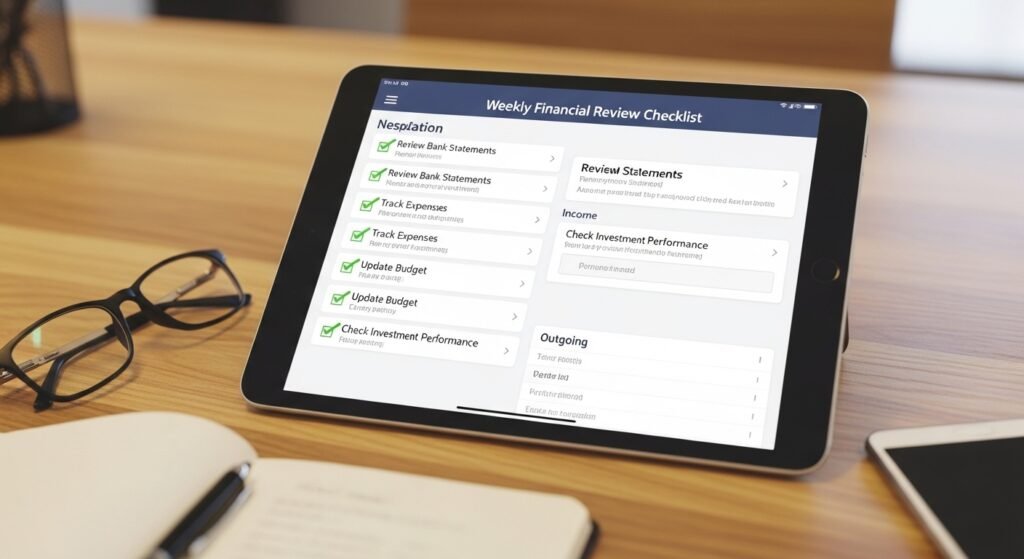 weekly ai savings plan review routine by artisan anthology.