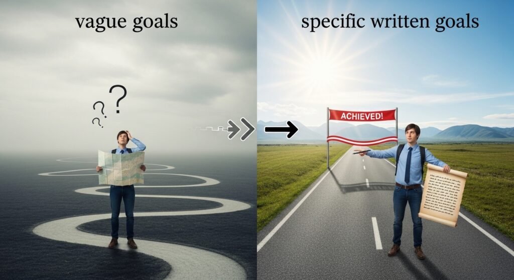 writing goals vs wishful thinking by artisan anthology.
