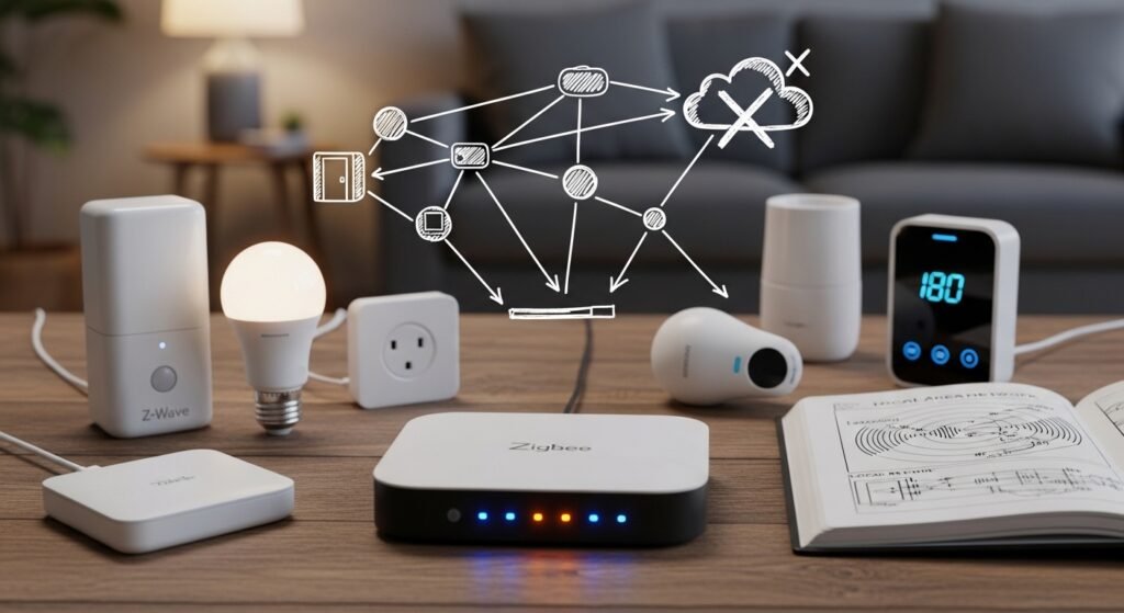 zigbee z wave devices offline smart home by artisan anthology.