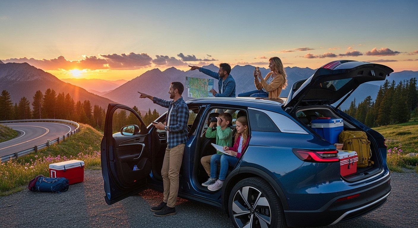 Affordable electric SUV for family travel by artisan anthology.