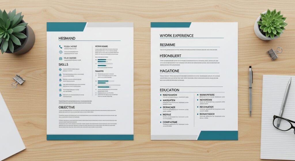 hybrid resume example modern professional layout by artisan anthology.