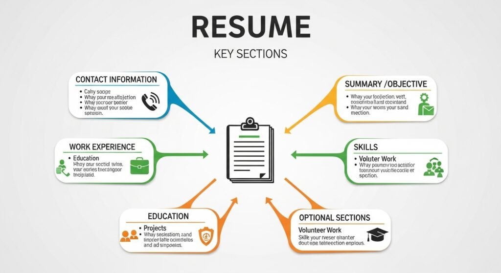 hybrid resume structure and sections by artisan anthology.