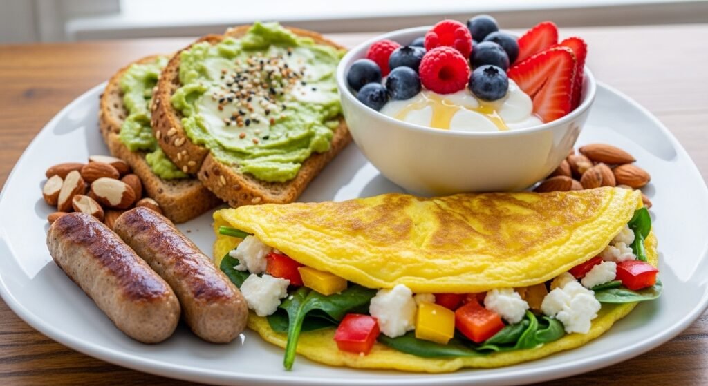 protein breakfast supports morning mental clarity by artisan anthology.