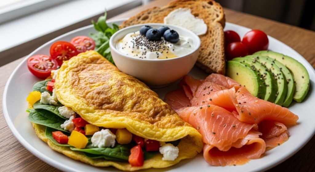 protein breakfast supports morning mental clarity by artisan anthology.