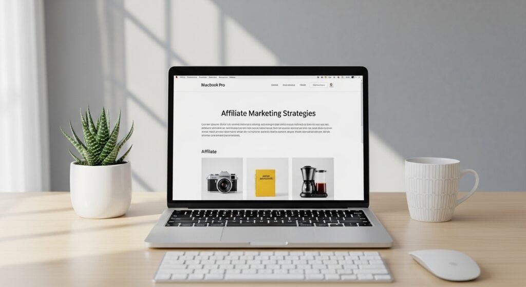 affiliate marketing blog setup workspace by artisan anthology llc.