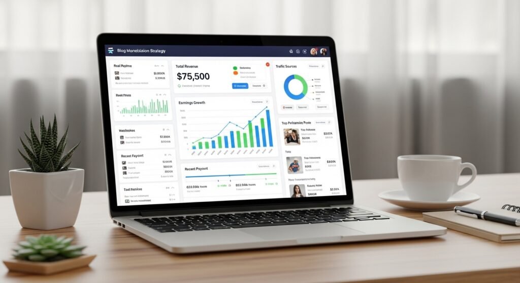 blog monetization income growth strategy by artisan anthology llc.