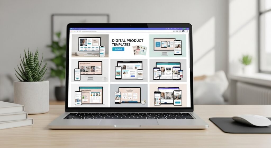 canva templates bundle product mockup preview by artisan anthology llc.