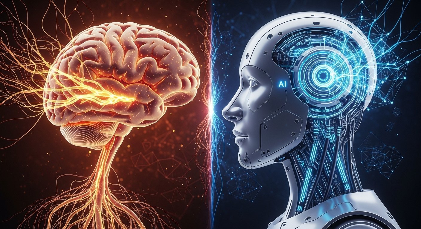 comparison between human intelligence and artificial intelligence by artisan anthology LLC.