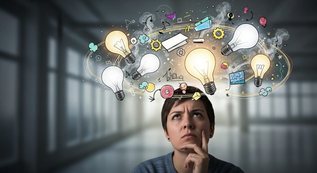 critical thinking and creativity skills visualization by artisan anthology LLC.