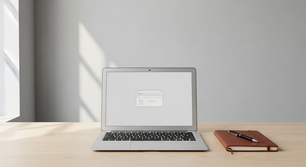 distraction free workspace for focus mode productivity by artisan anthology LLC.