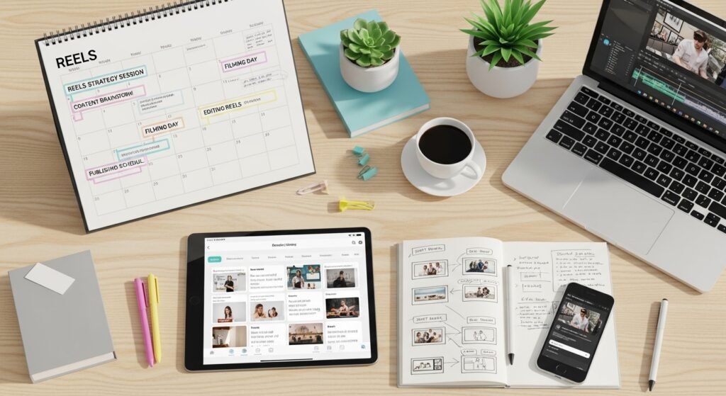 instagram reels content strategy planning by artisan anthology llc.