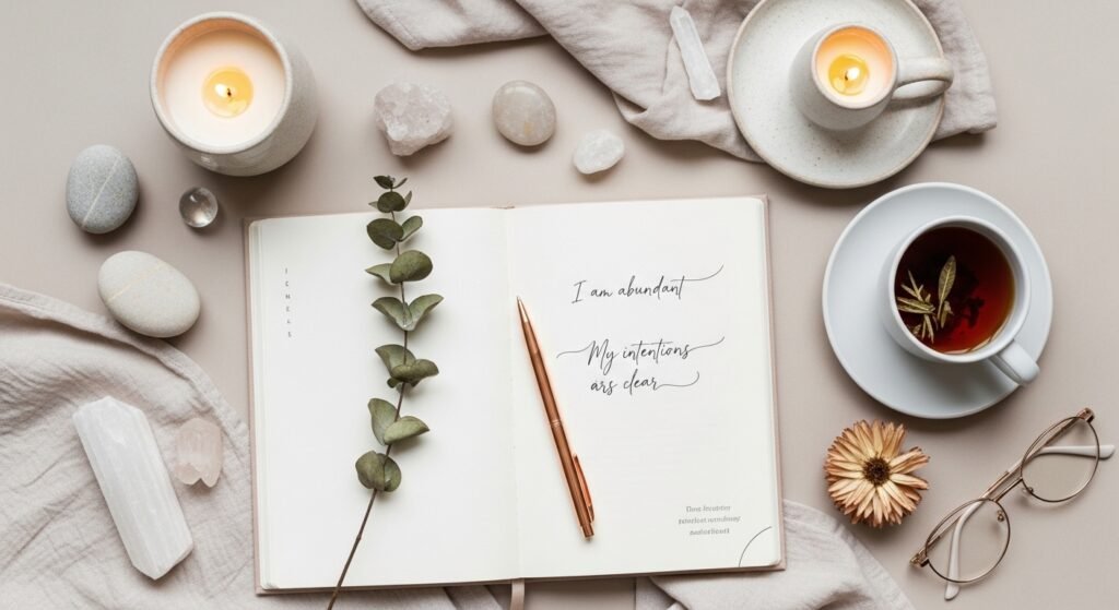 manifestation journal printable feminine aesthetic by artisan anthology llc.