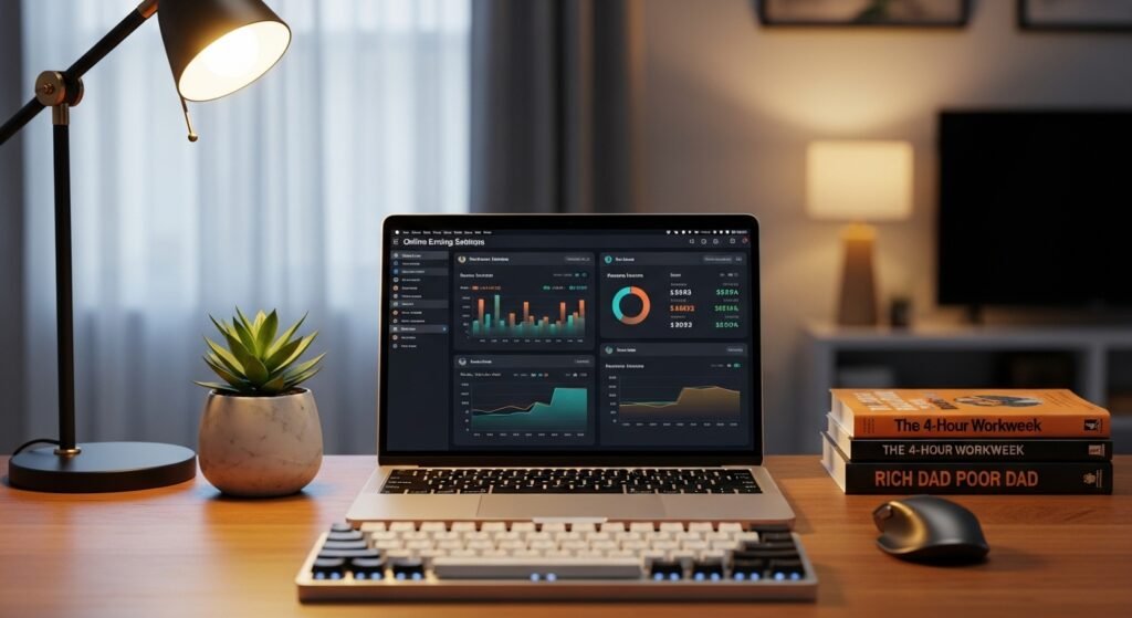passive income online zero investment workspace by artisan anthology llc.