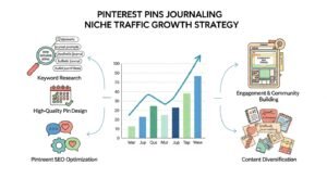 pinterest marketing journaling templates traffic growth by artisan anthology llc.