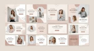 pinterest pin templates canva aesthetic design by artisan anthology llc.
