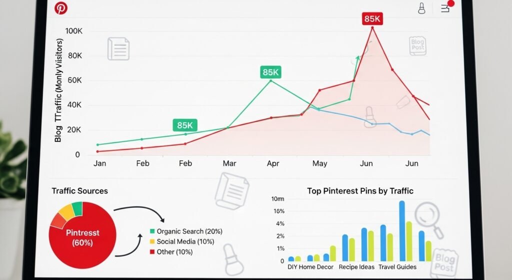 pinterest traffic blog growth strategy by artisan anthology llc