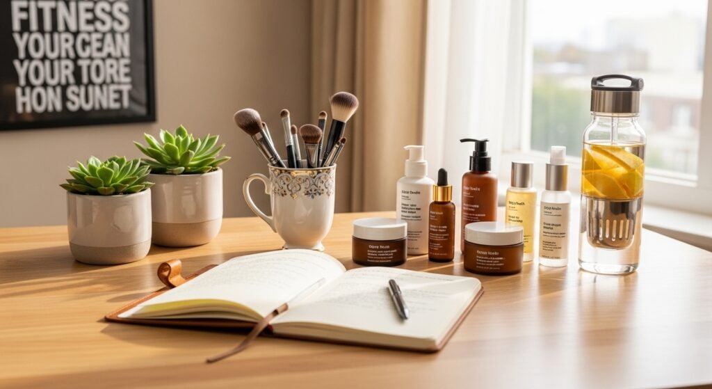 that girl aesthetic lifestyle morning routine by artisan anthology llc.