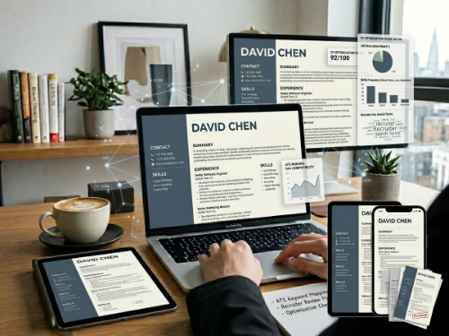 ATS-friendly professional CV template for online applications by artisan anthology llc.