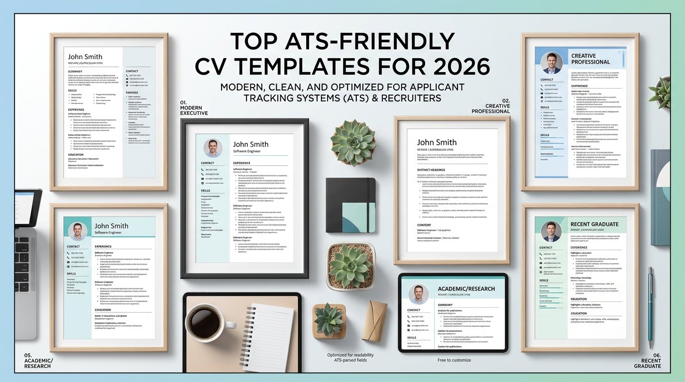 Best ATS friendly CV templates 2026 by artisan anthology llc.