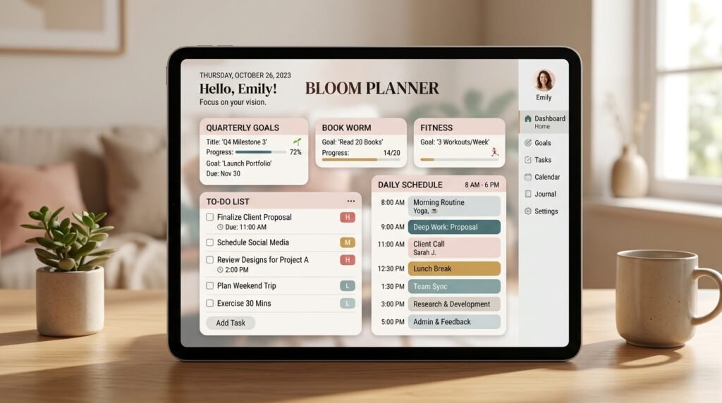 Best productivity digital planner by artisan anthology llc.