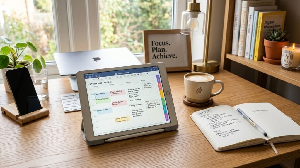 Digital planner setup for organized daily life by artisan anthology llc.