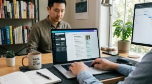 Editing professional CV template online by artisan anthology llc.