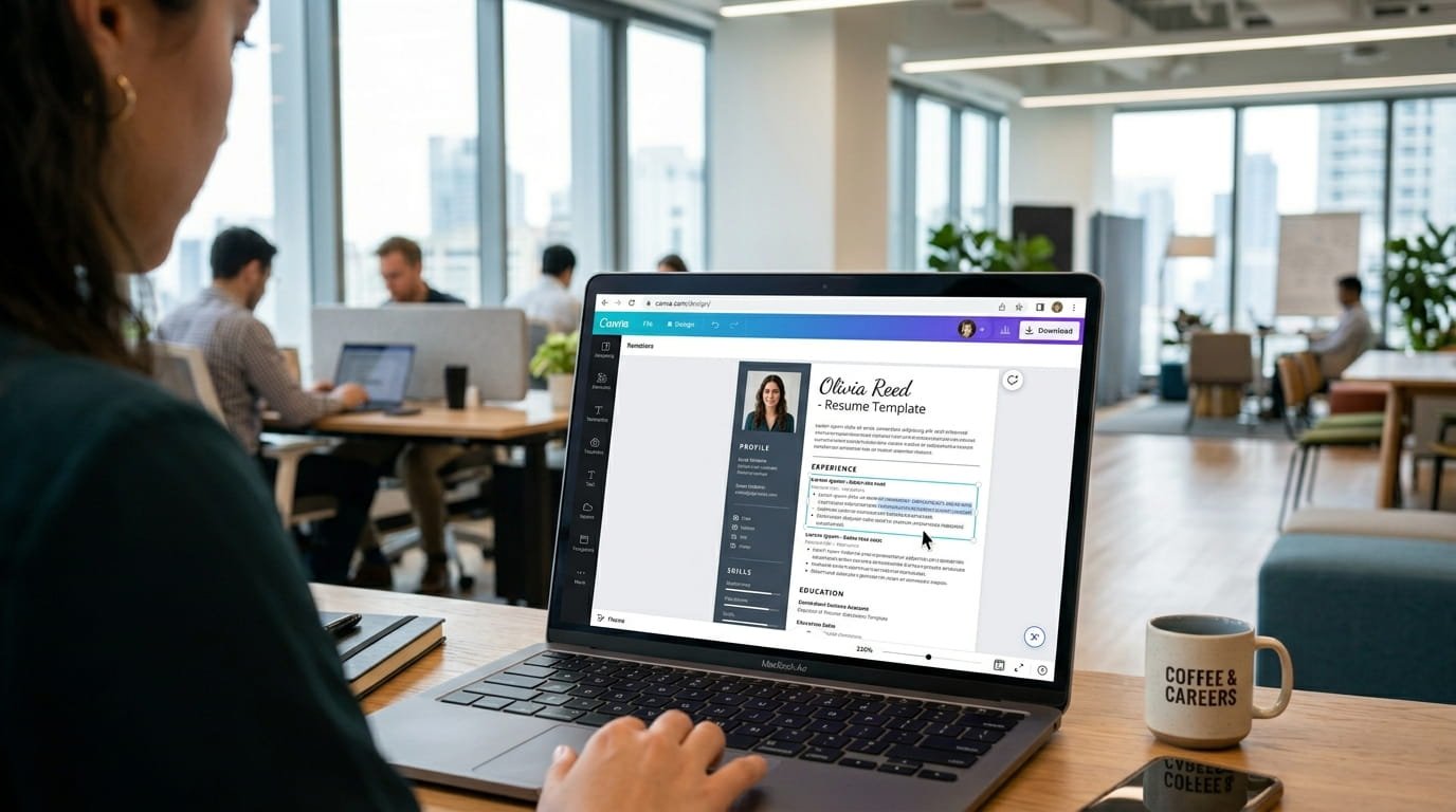 Editing professional CV template online by artisan anthology llc.
