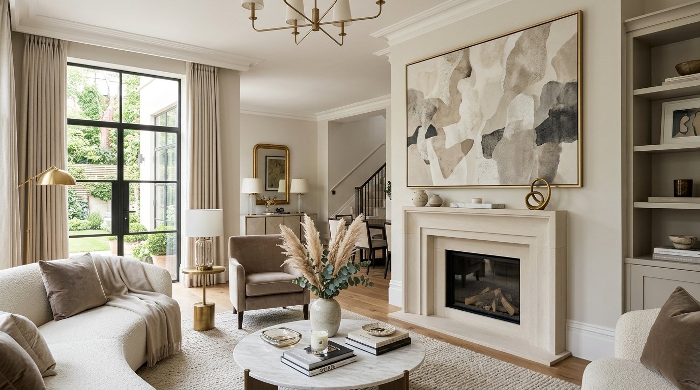 Luxury neutral printable wall art styling by artisan anthology llc.