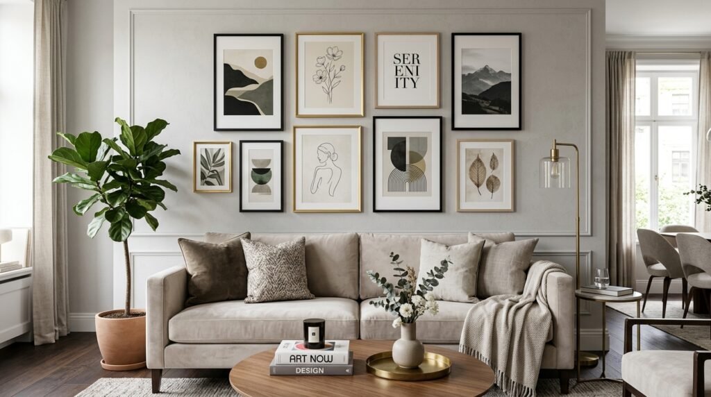 Luxury printable gallery wall art for modern homes by artisan anthology llc.