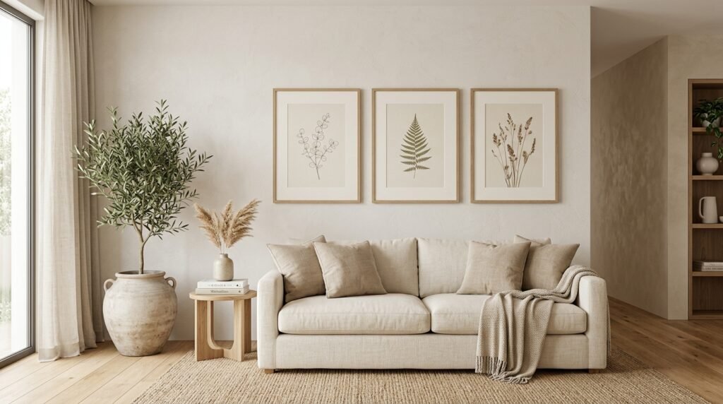 Minimal botanical printable wall art by artisan anthology llc.