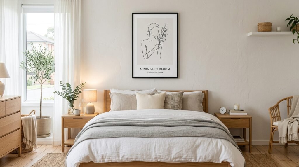 Minimal line art printable wall décor by artisan anthology llc.