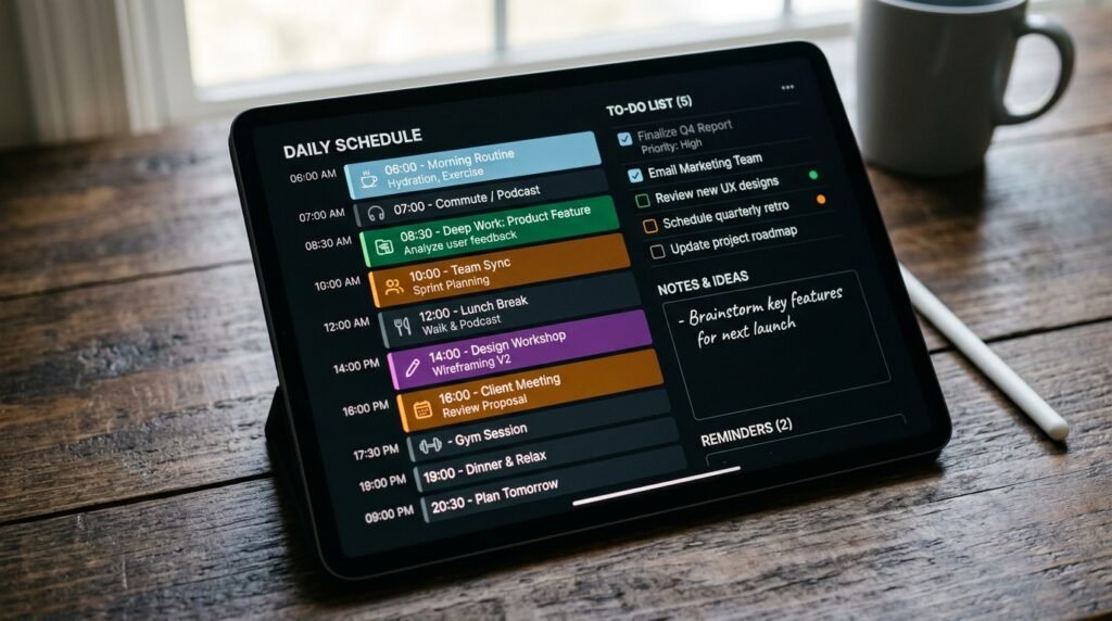 Minimalist digital planner for staying organized by artisan anthology llc.