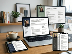 Modern professional CV templates for job seekers by artisan anthology llc.