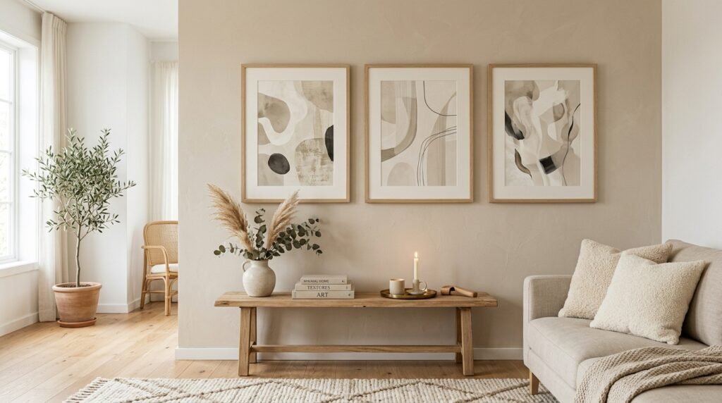 Neutral abstract printable wall art for modern homes by artisan anthology llc.