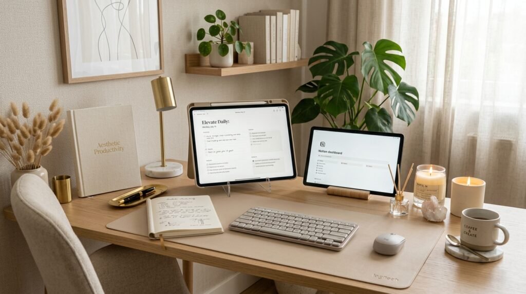 Using aesthetic digital planner in GoodNotes by artisan anthology llc.