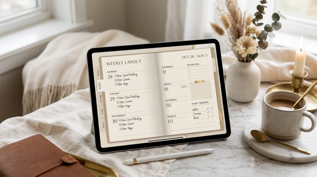 Where to buy aesthetic digital planners in 2026 by artisan anthology llc.