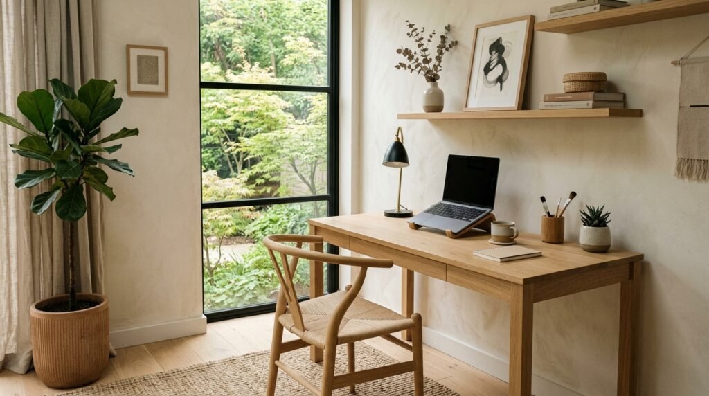 japandi home decor trend inspiration by artisan anthology llc.