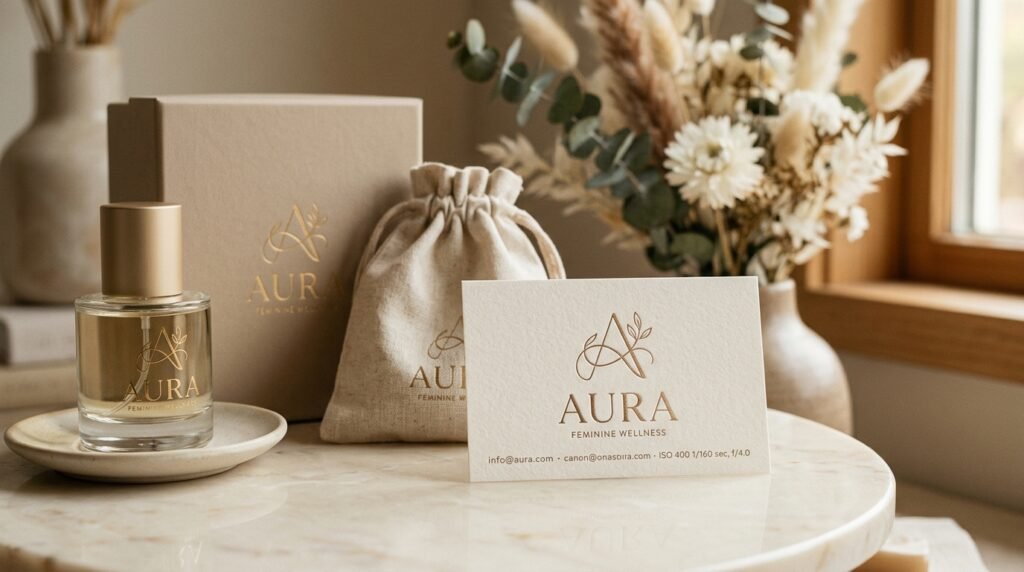luxury feminine brand identity aesthetic by artisan anthology llc.