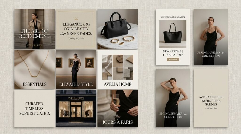 luxury social media branding templates by artisan anthology llc.