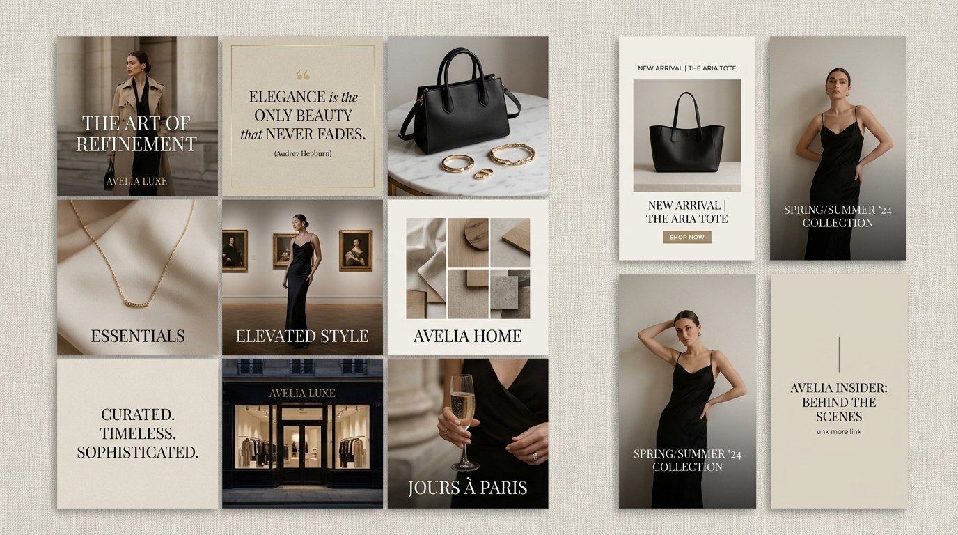 luxury social media branding templates by artisan anthology llc.