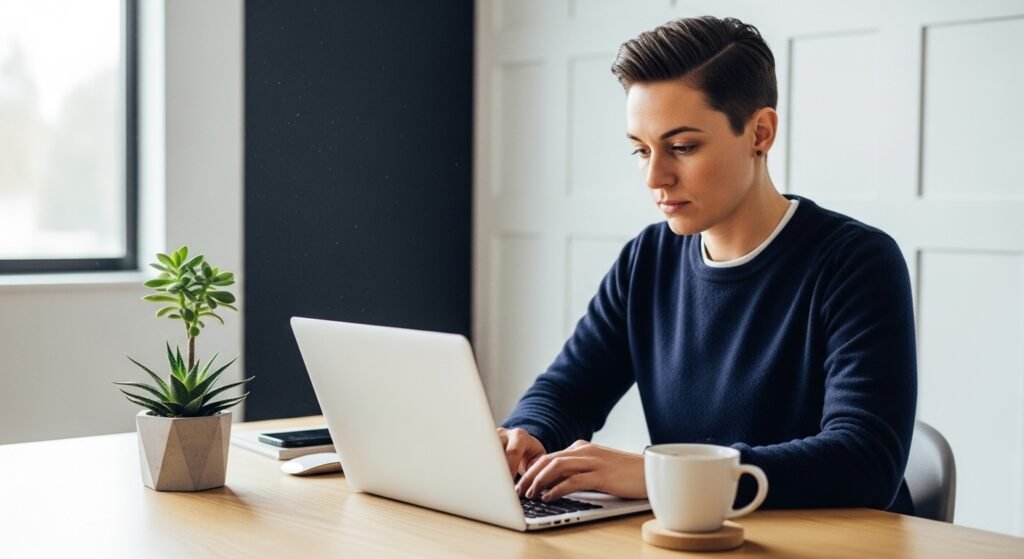 online business entrepreneur workspace setup by artisan anthology llc.