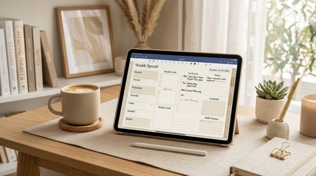 Artisan Anthology digital planner alternative to the big happy planner by artisan anthology llc.
